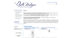 Desktop Screenshot of bellamilagrosstore.com