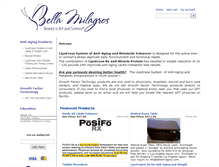Tablet Screenshot of bellamilagrosstore.com